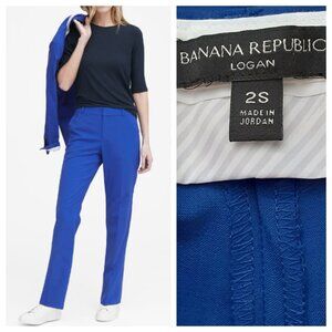 Blue Washable Wool Pant (Banana Republic)